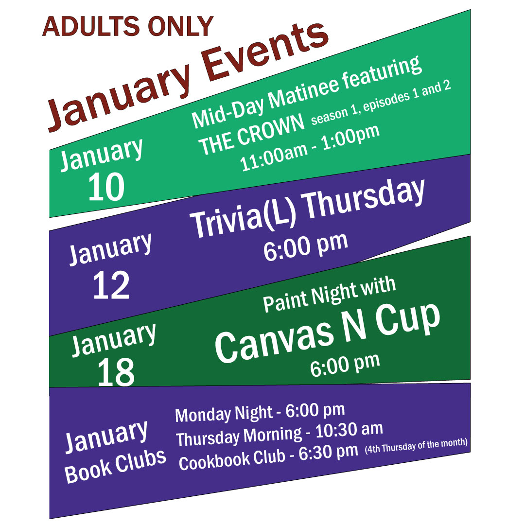 January Programs The Westborough Public Library