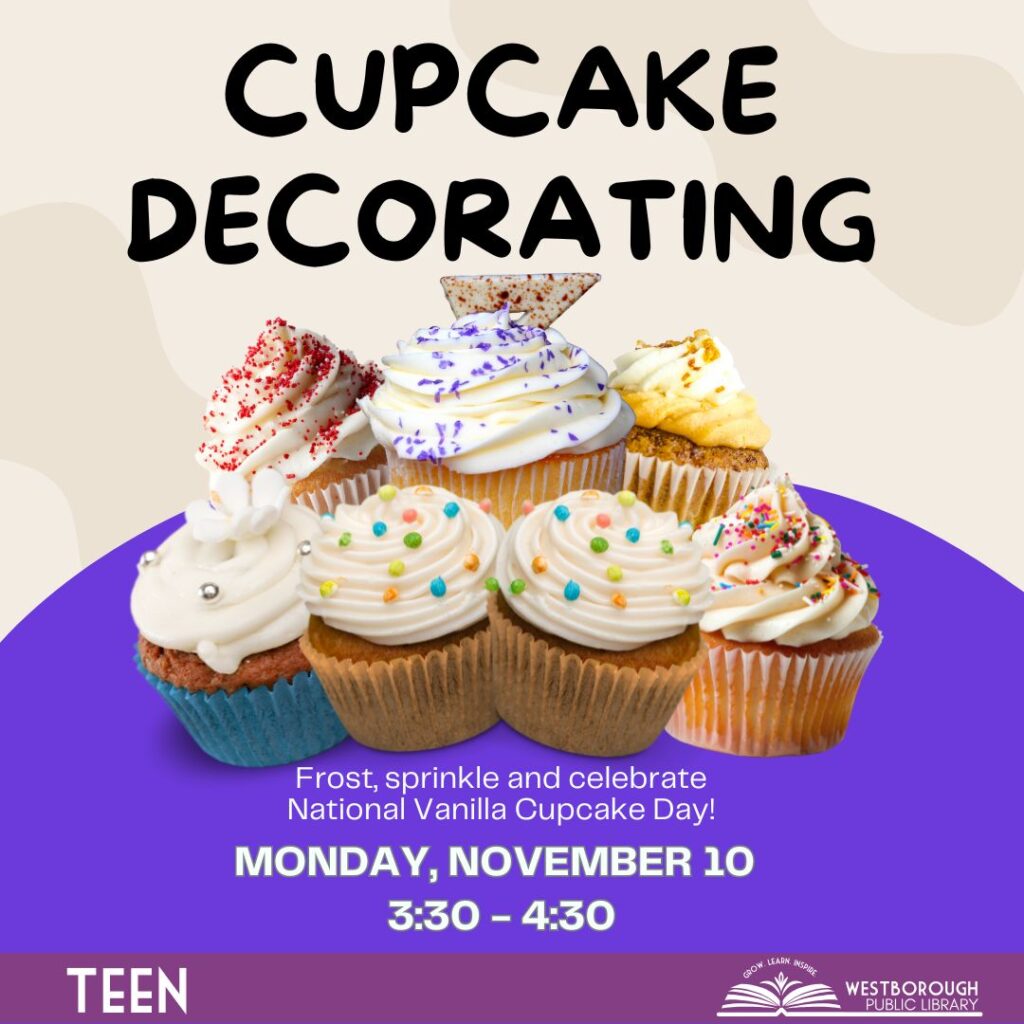 Cupcake Decorating The Westborough Public Library